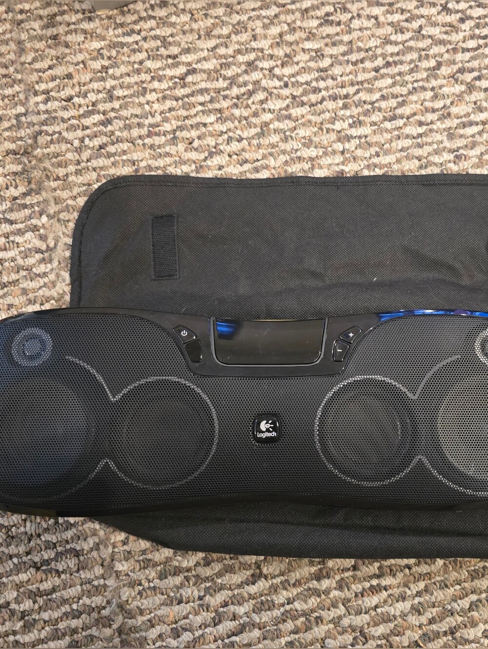 Logitech Black Portable Speaker System with Integrated Controls